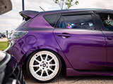 ESR Wheels CS12 on Purple Mazda Mazdaspeed3