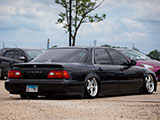 Slammed Black Acura Legend