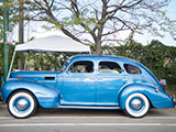 Blue Dodge 4-door Sedan
