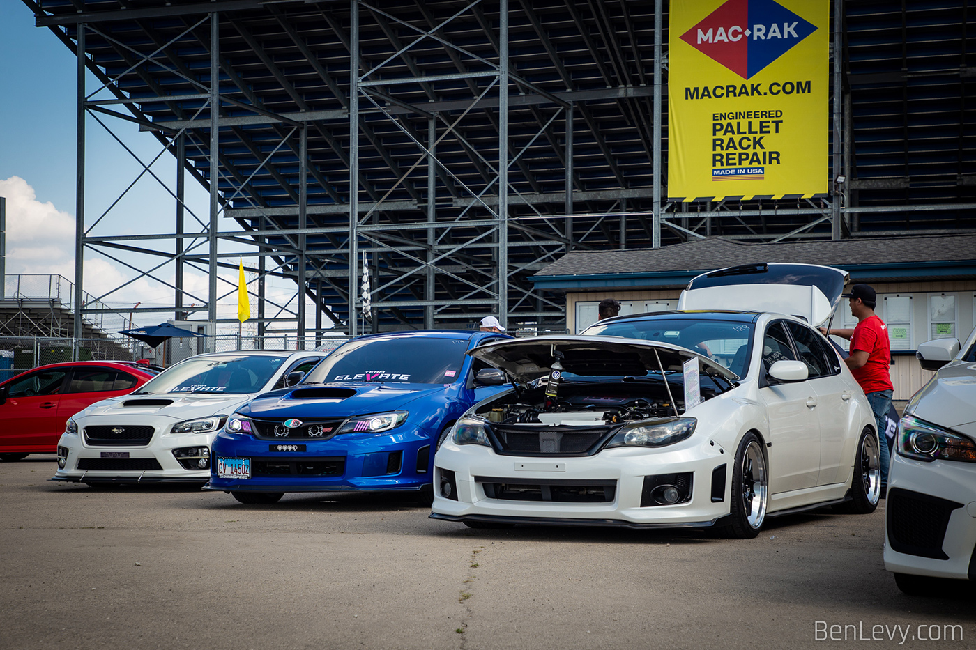 Illinois Subaru WRXs at Subiefest Midwest