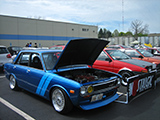 Blue Datsun 510