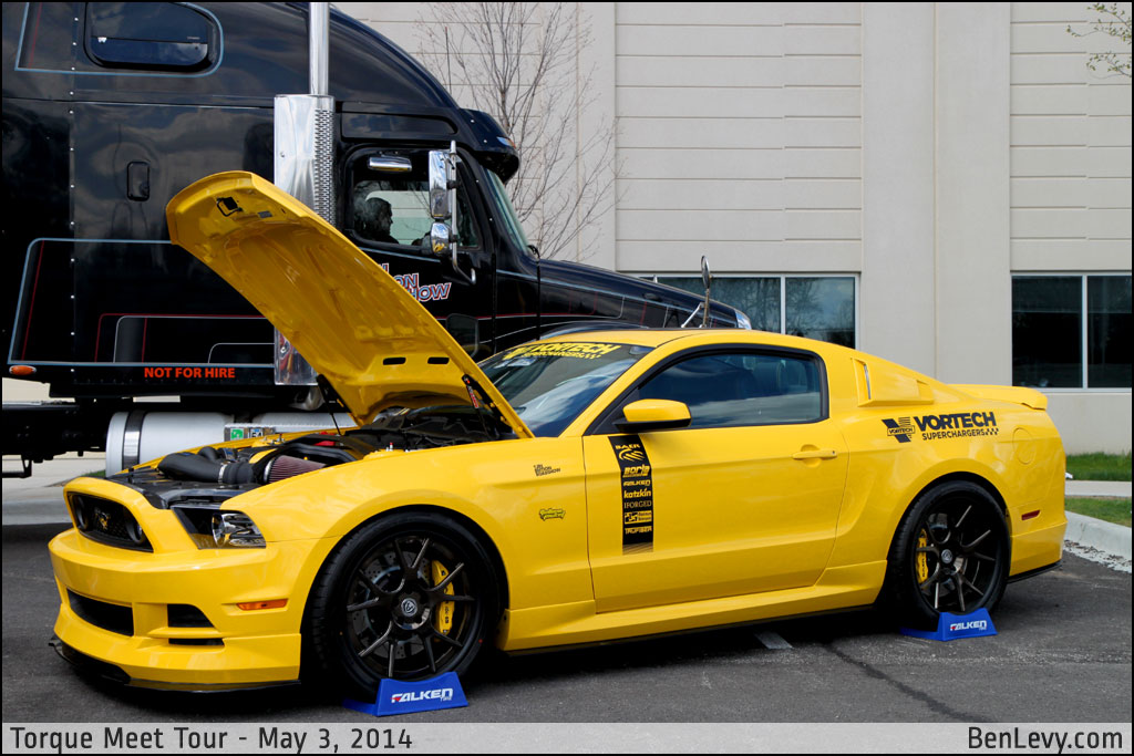 Vortech's Yellow Jacket Ford Mustang
