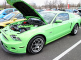 Lime Green Ford Mustang