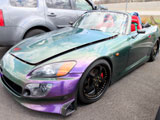 Honda S2000 with color-shifting paint
