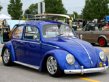 Blue Volkswagen Bug