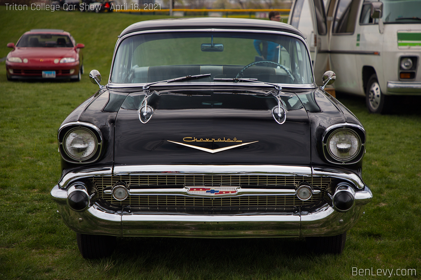 Black 1957 Chevrolet Bel-Air
