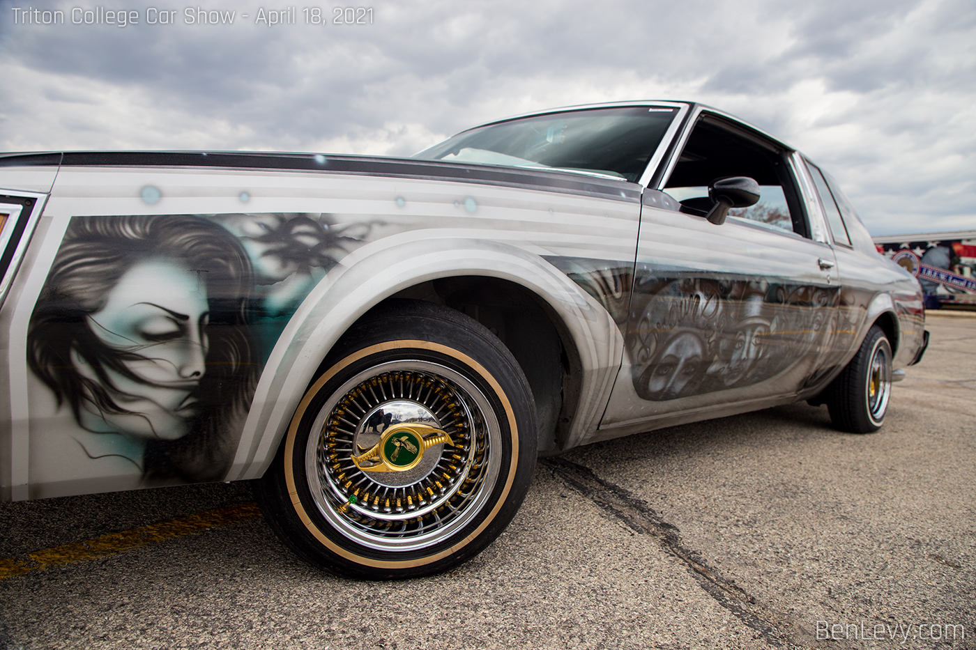 Woman Airbrushed on Buick Regal