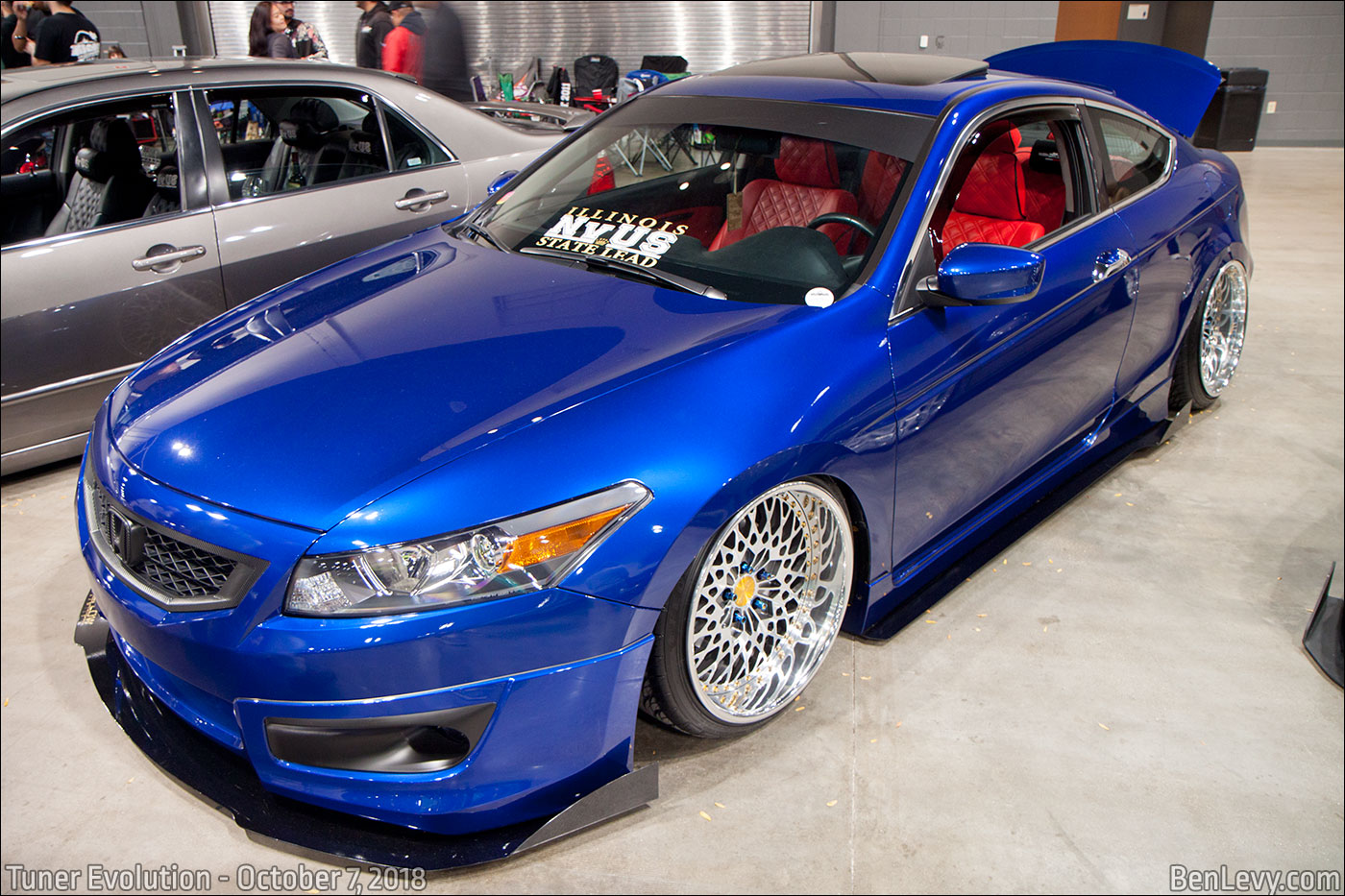 Blue Honda Accord Coupe