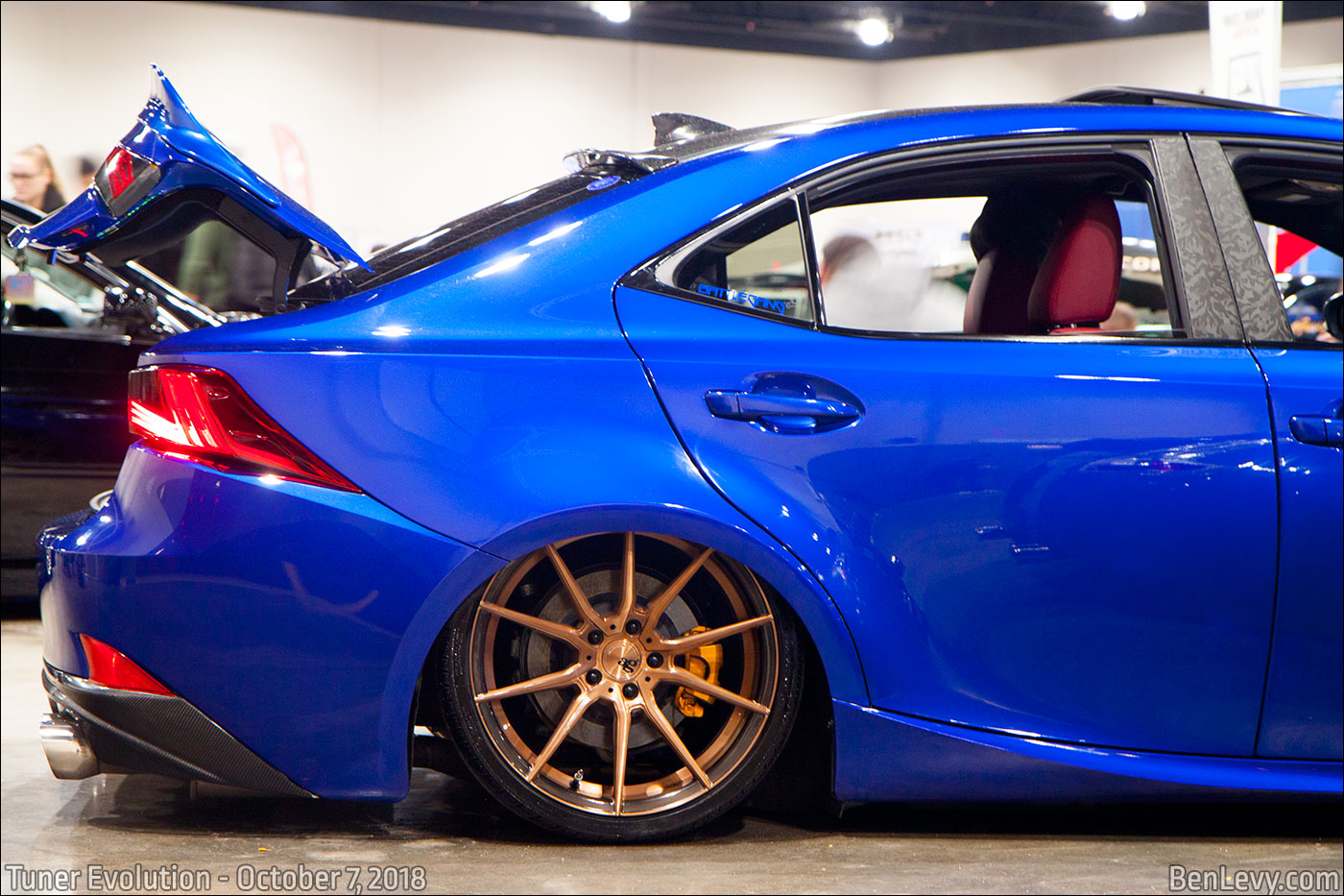 Gold Avante Garde M652 Wheel on Lexus IS