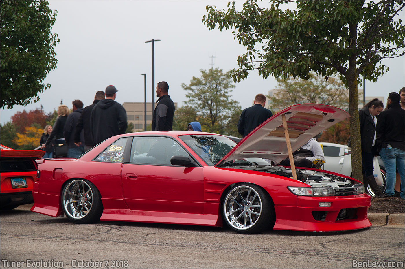 Red Nissan 240SX