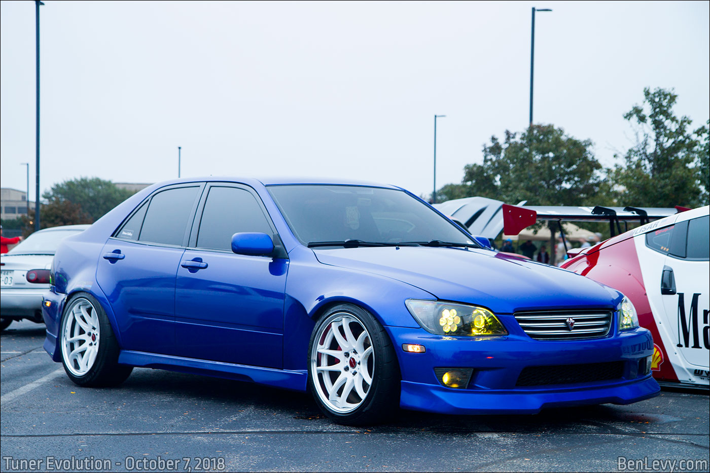 Blue Lexus IS300