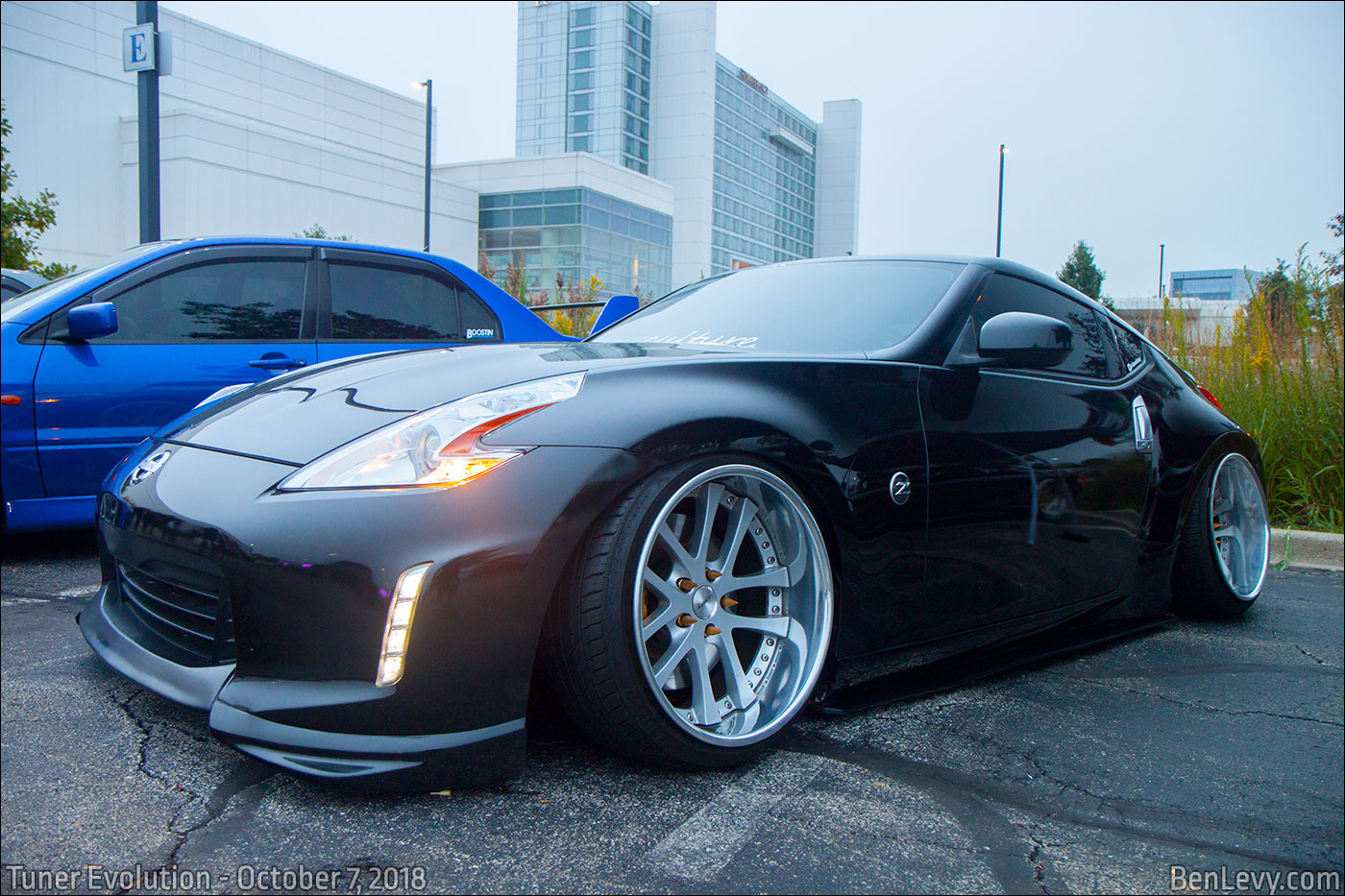 Nissan 370Z with Weds Kranze LXZ wheels