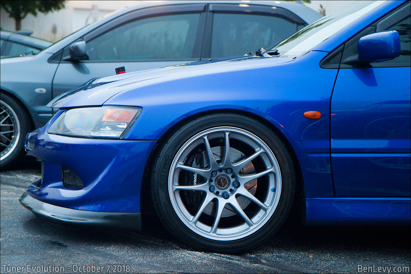 WORK Emotion CR wheel on Lancer Evo