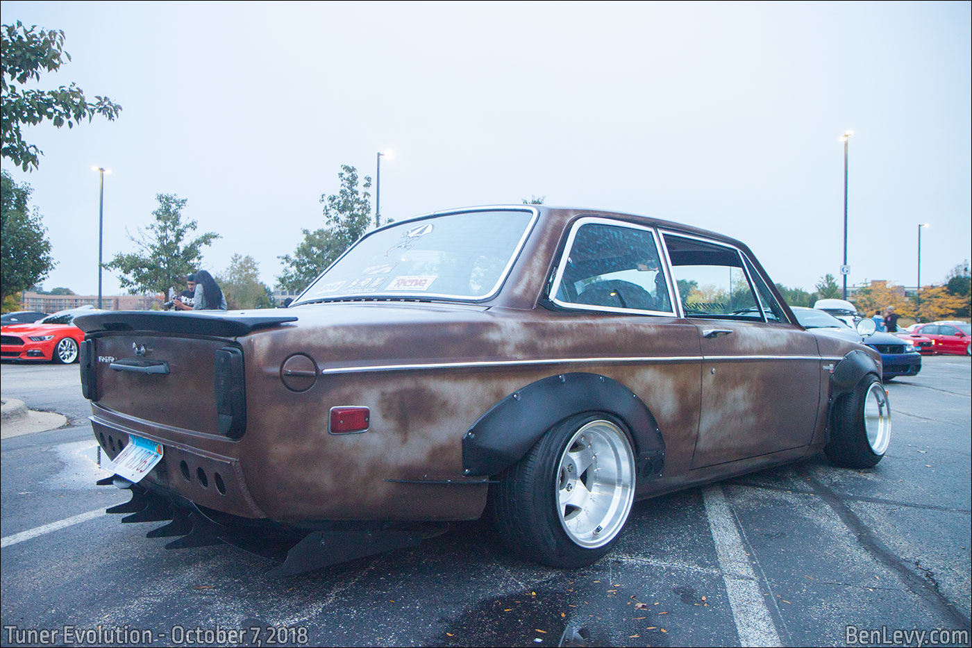 1971 Volvo 142s with surface rust