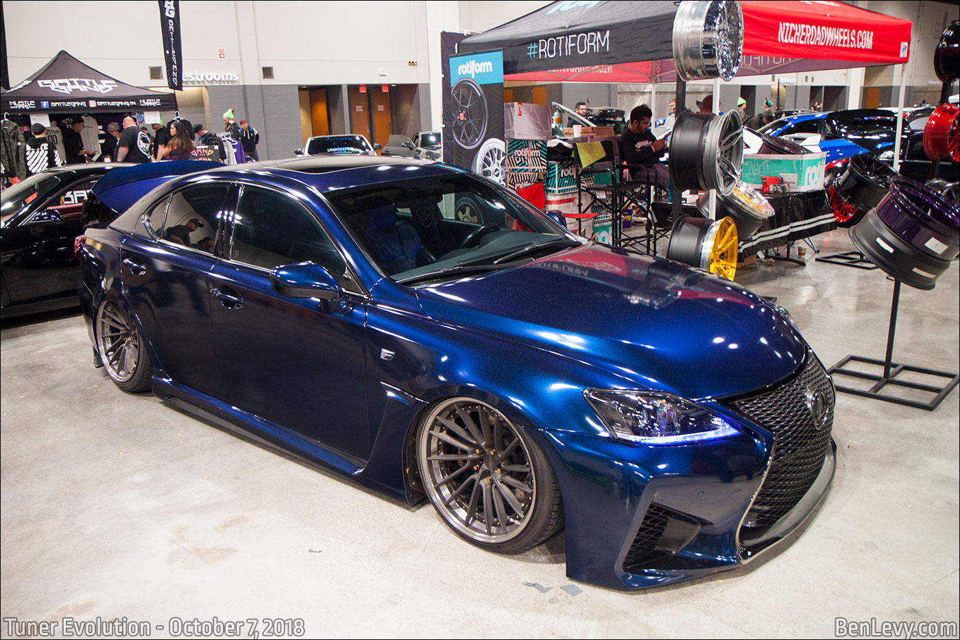 Blue Lexus IS-F