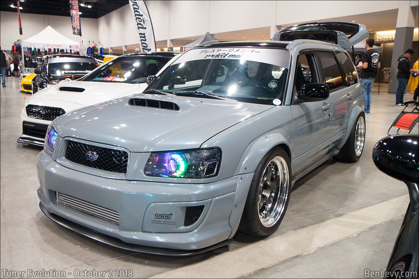 Grey Subaru Forester at Tuner Evo 2018