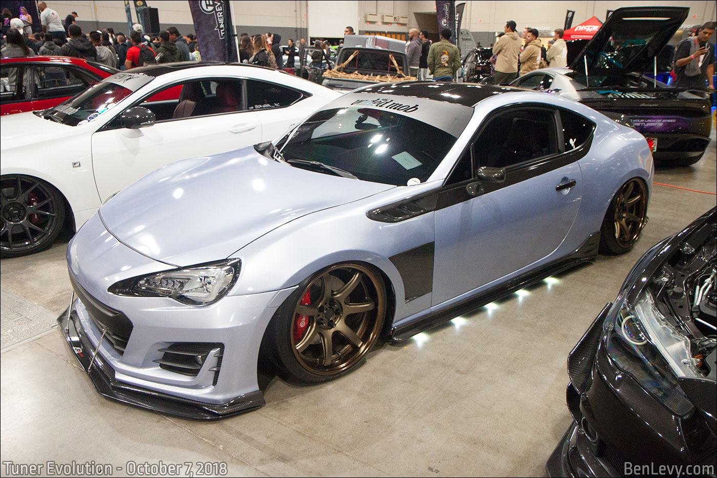 Silver Subaru BRZ