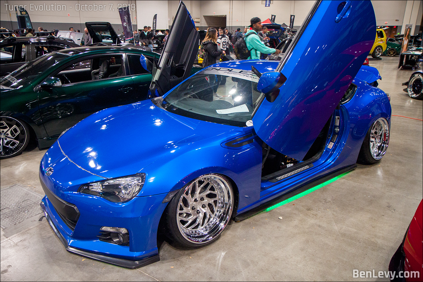 Blue Subaru BRZ