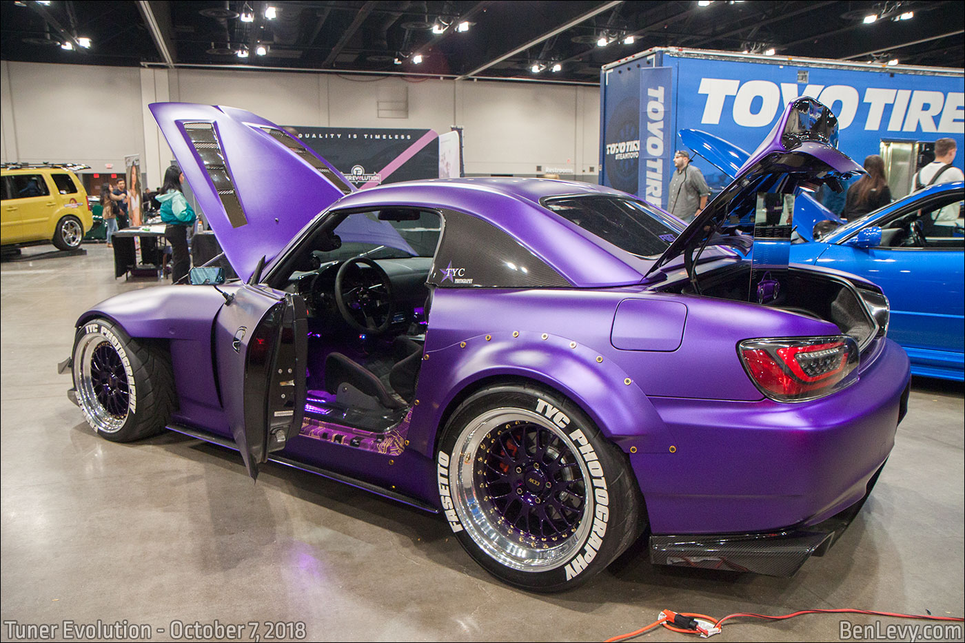 Matte Purple Honda S2000