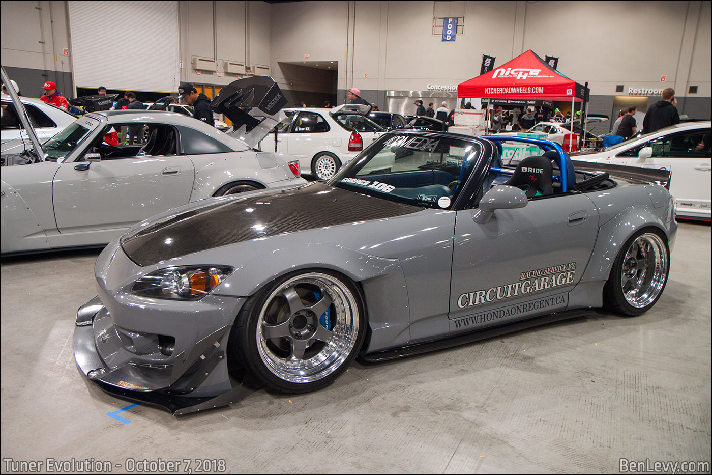 Grey Honda S2000