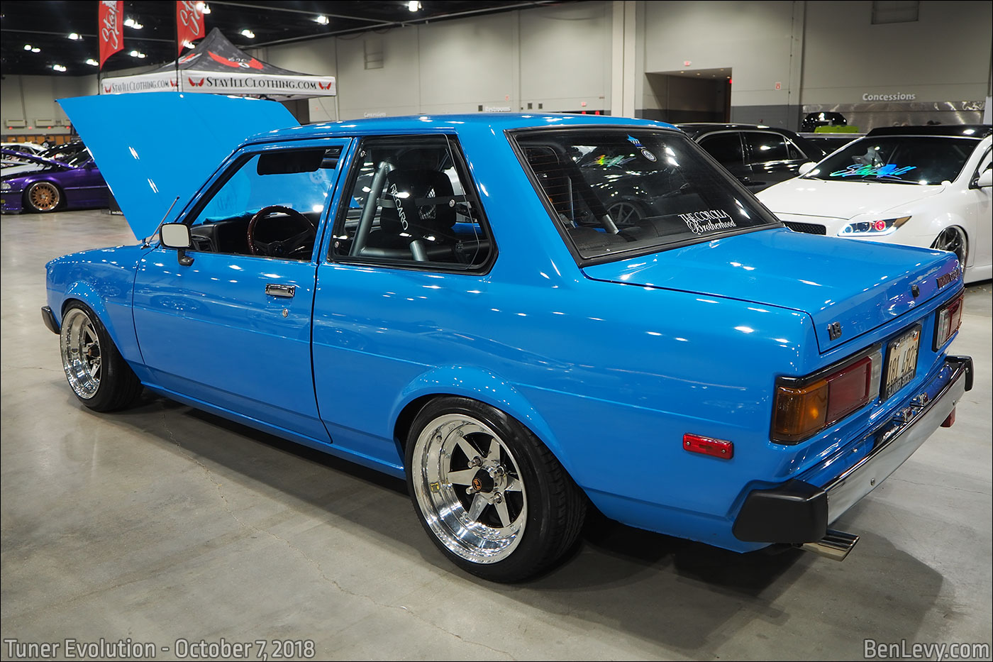 Blue Toyota Corolla