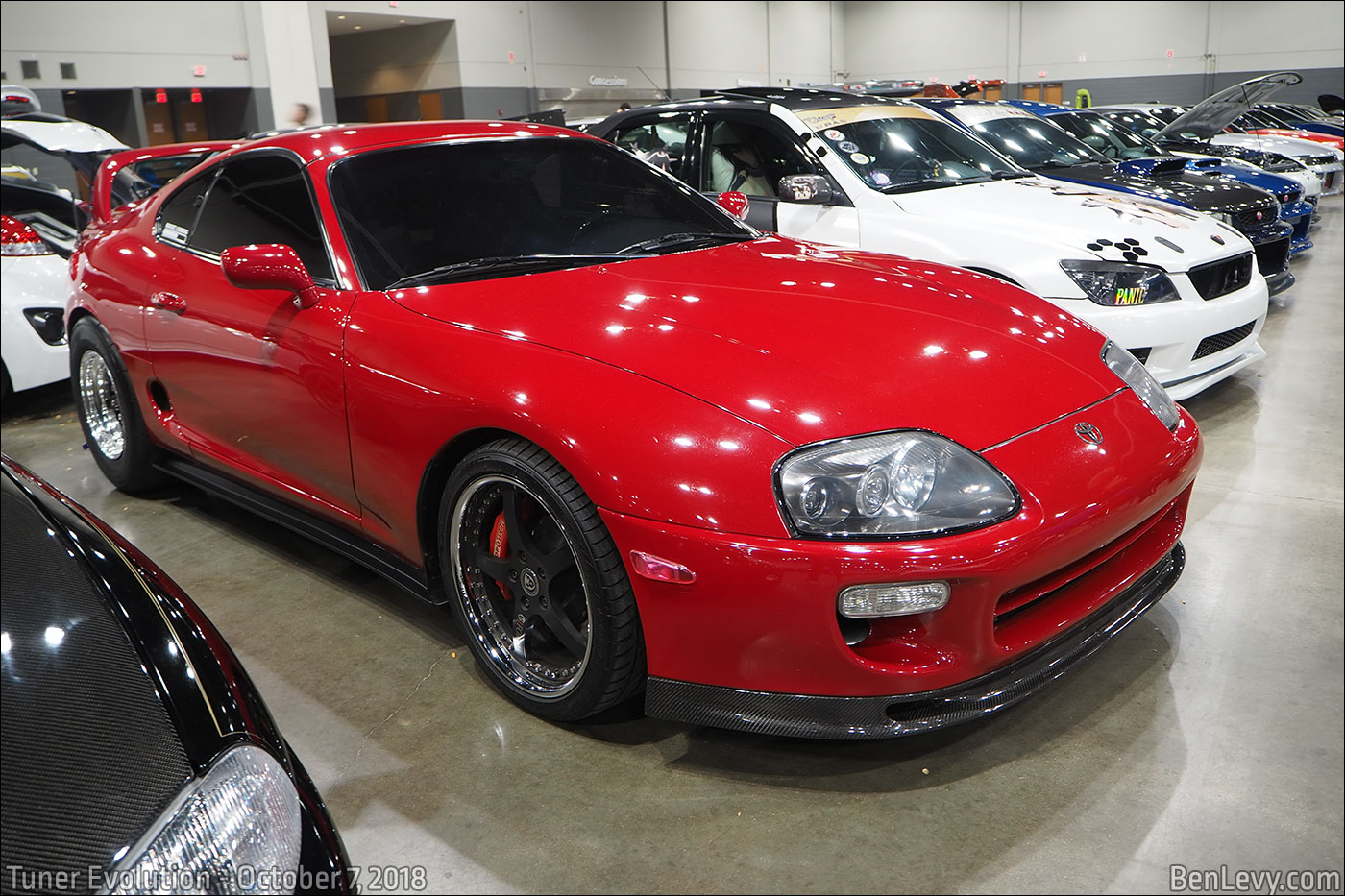 Red Toyota Supra