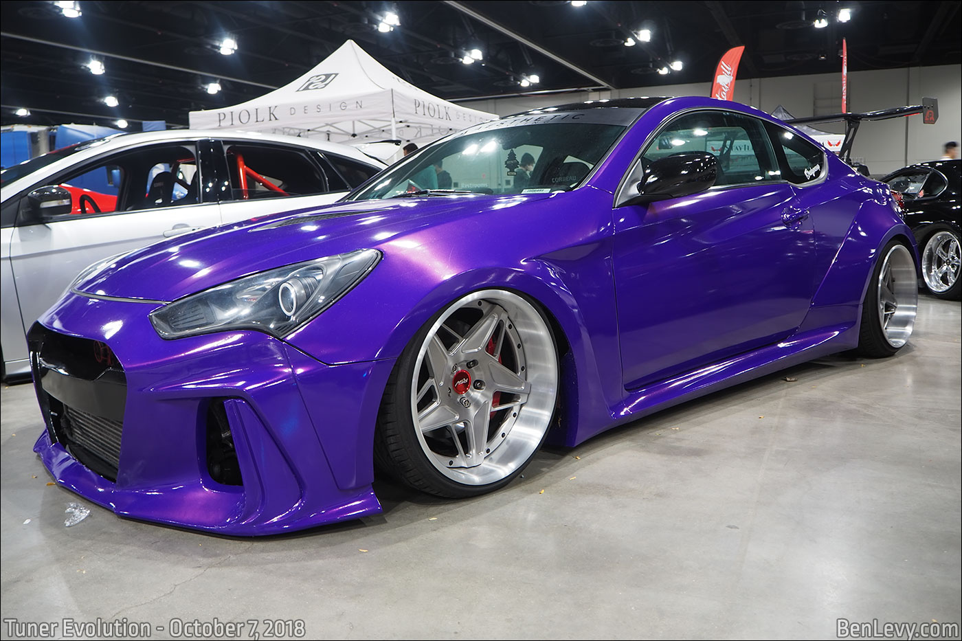 Purple Hyundai Genesis coupe
