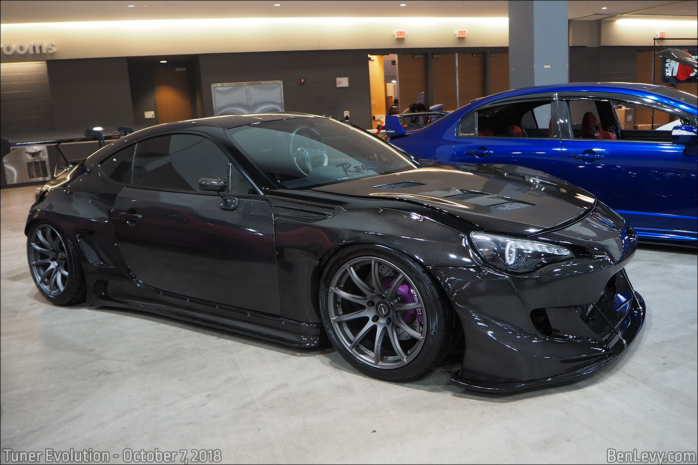 Carbon Fiber Scion FR-S with GramLights 57Transcend wheels