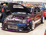 Lancer Evo 8 with color shifting paint