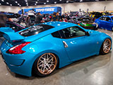 Blue Nissan 370Z