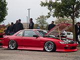 Red Nissan 240SX