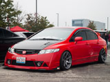 Red Honda Civic Si