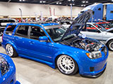 Blue Subaru Forester XT