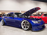 Blue Honda S2000