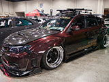 Burgundy WRX STI