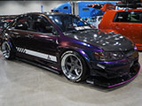 Purple Mitsubishi Lancer Evolution