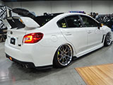 White Subaru WRX STI