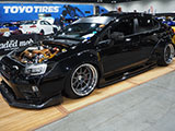 Custom Black Subaru WRX STI