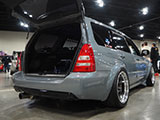 Subaru Forester with custom grey paintjob