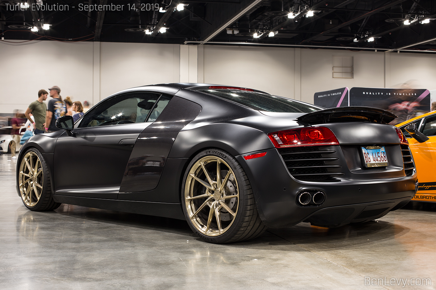 Audi R8 with ANRKY AN13 SeriesONE Monoblock wheels