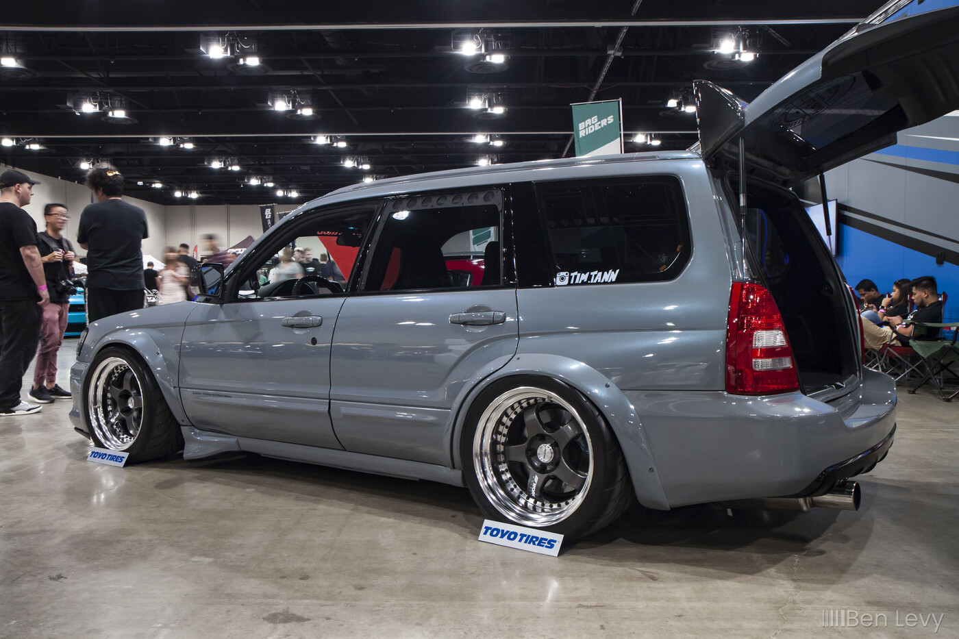 Grey Subaru Forester on Work Meister S1 3P Wheels