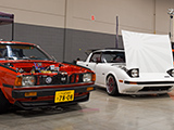 Corolla liftback and RX-7