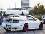 Big Wing on White Nissan 300ZX Turbo