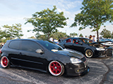 Volkswagen GTI with Luxury Abstract Mador wheels