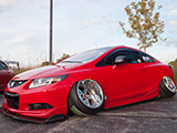 Honda Civic Si with infamous camber