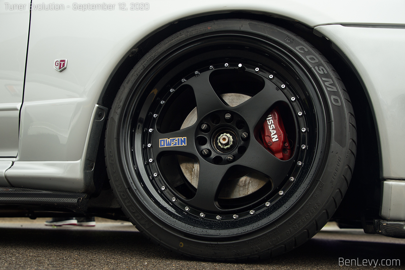 Black Rays Nismo LMGT2 Wheel on R32 Skyline GT-R