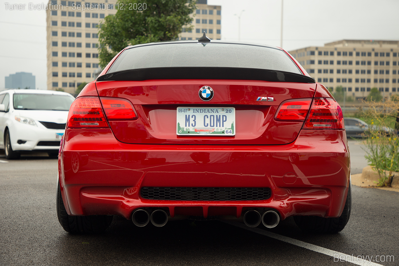 Rear of E92 BMW M3 Competition