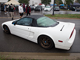 White Acura NSX