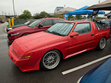 Red 1988 Chrysler Conquest TSI