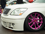 Pink Wheel on Lexus LS430